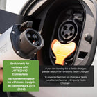 Emporia Classic Level 2 48A EV Charger with 24' Cable - J1772 - Hardwired - White-Equipped with sae j1772 connector compatible with most electric vehicles in north america using j1772 charging ports and supports a wide range of models including chevrolet bolt vw id 4 nissan leaf ford mustang mach e hyundai bmw i3 i4 ix audi jeep wrangler 4xe and more, adapter required for tesla or nacs vehicles