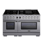 Kucht 60" KXP Series Dual Fuel Range Propane Gas - Stainless Steel-New Kucht Horus Digital Dial Thermostat