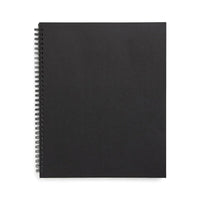 TRU RED Large Soft Cover Ruled Notebook - Black-Large size (8.5" x 11")