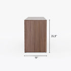 Nexera James 6 Drawer Dresser Chest - Walnut-9