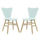Modway Cascade Dining Chair - Light Blue - 2 Pack-Mid-Century Dining Side Chair