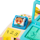 Melissa & Doug Wooden Work & Play Desktop Activity Board Infant & Toddler Sensory Toy-Melissa & Doug infant and toddler toys inspire “a-ha!” moments of discovery. Adorable, diverse characters and a variety of fun shapes and textures encourage exploratory, skill-building play