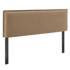 Modway Camille Upholstered Linen Blend Queen Size Headboard - Almond-Woven Linen Blend
