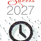 Monde Différent 2027 Success Monthly and Daily Planner - 5-1/4" x 8-1/4"-One day per page, divided into half-hour segments from 7 am to 9 pm