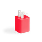 LOGiiX Vibrance Power Cube 30W USB-C Wall Charger - Red-Compact & colourful Vibrance Power Cube Mini charges smartphones up to 3x faster