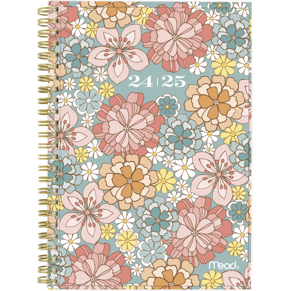 Mead 20242025 Caprice Floral Weekly/Monthly Academic Planner 51/2