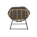 Manhattan Comfort Benson Modern Patio Rocking Chair 6-Piece Set - Grey-34.64" L x 40.15" W x 31.49" H