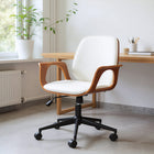 Zuo Ali Office Chair - White-Dimensions: 26.8" L x 26.8" W x 35.0" H