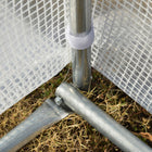 Outsunny Large Walk-in Greenhouse - 20' x 10' x 6' - The solid galvanized steel frame ensures strength
 