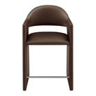 Modway Talia 37" Vegan Leather Counter Stool - Espresso-Arrives Fully Assembled