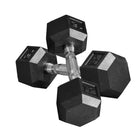 Soozier Rubber Dumbbells Weight Set - Total 24 lb - 12 lb Each - Dumbbell Hand Weight for Body Fitness Training-Exercise and strengthen your arms, shoulders, and back  