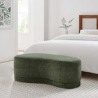 Modway Nimbus 48" Upholstered Ottoman Bench - Sage-Solid Wood, MDF, Plywood Frame