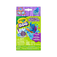 Crayola Goo Mix-In Mania Turtle Playset-Crayola goo mix-in mania turtle playset: includes 1 goo powder pouch, 1 plastic cup, 1 bag of mix-ins, 1 scented paint pouch, 1 Crayola marker, and 1 compound pouch.
