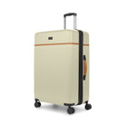 Bugatti Cannes 27" Hardside Spinner Check-in Luggage - Putty-Made of lightweight and resistant ABS/PC with Pu trims