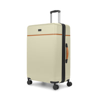 Bugatti Cannes 27" Hardside Spinner Check-in Luggage - Putty-Made of lightweight and resistant ABS/PC with Pu trims