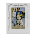 Splash Photo Frame - 4" W x 6" H - White-4x6