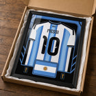 Frameworth Official FIFA World Cup 2026 Argentina Lionel Messi Framed Replica Jersey - 25.75" x 33.75"-7