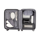 Bugatti Berlin 21.50" Hardside Carry-On Luggage - Charcoal-Built-in AirTag holder for luggage tracking (AirTag not included)