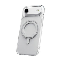 TUFF8 Glide360 Mag Case for iPhone 17 Air - Clear-360° Rotating Stand: Built-in stand that rotates to multiple angles for hands-free phone use