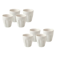 Maxwell & Williams Sala White Espresso Cups - Set of 4 - 2 Pack-Dishwasher Safe