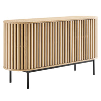 Modway Fortitude 59" Oval Sideboard - Oak-MDF and Particleboard