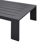 Modway Tahoe Outdoor Patio Powder-Coated Aluminum Coffee Table - Grey-7