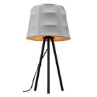 Zuo Mozzi Table Lamp - Grey/Black-11.8" L x 11.8" W x 22.4" H