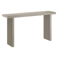Hudson&Canal Soren 55"W Console Table - Alder White-A modern contemporary design for your hallway, entry, living room, and more