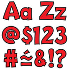 TREND Enterprises Inc Punch-out Ready Letters Red - 4" - Playful Font-Convenient punch-out letters great for displays, signage, learning activities, labeling, and more!