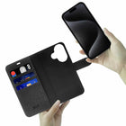 Blu Element Folio 2-in-1 Case for iPhone 17 - Black-Precision fit with easy access to all ports
