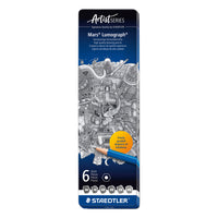 STAEDTLER Mars 100 G6, Lumograph Drawing Pencils - 6 Pack-This graphite pencils set belongs in the classroom or makes the perfect architect pencil set, as well as a personal sketching pencil set