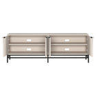 Hudson&Canal Montello TV Stand for TV's up to 78" - Alder White-Clean with a soft, dry cloth and no harsh chemicals or abrasive cleaning materials