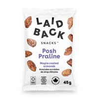 Laid Back Snacks Posh Praline - 45g - 20 Pack-Carbon Neutral Certified