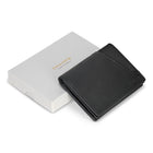 Champs Iconic Leather Cardholder - Black/Black-Exterior pocket