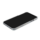 Gry Mattr Plaid Fabric Case for iPhone 11, XR - Mustard/Blue-Full Access to Ports & Buttons