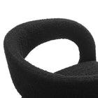 Modway Pinnacle Boucle Upholstered Dining Chair - Black - 2 Pack-10