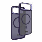 Blu Element Chromatic Kick Compatible with MagSafe Case for iPhone 17 Air - Deep Violet-Extra camera protection with fold-out Kickstand for landscape viewing