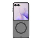 AXS PROShield MagSafe Compatible Phone Case for Samsung Galaxy Z Flip 7 - Smoke- Anti-UV material offers a crystal clear design displaying the original design of your phone 