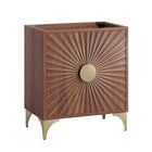Modway Daylight 30" Bathroom Vanity Cabinet - Walnut-Modern Bathroom Vanity Cabinet