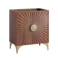 Modway Daylight 30" Bathroom Vanity Cabinet - Walnut-Modern Bathroom Vanity Cabinet
