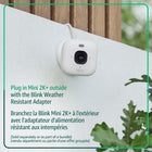 Blink Mini 2K+ Plug in Home and Pet Security Camera with with 2 cameras - White-Works with Alexa — Connect to an Alexa-enabled device to answer the front door, arm and disarm your smart home system, and more using your voice
