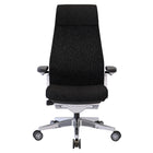 Nightingale NLC High Back Executive Chair With 4D Adjustable Arm - Black-Height adjustable, ergonomically shaped headrest incorporated into the frame of chair for maximum comfort and convenience