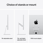 Apple Studio Display 27" 5K Retina with Standard Glass & Tilt-Adjustable Stand-Superpower Your Studio: Two Thunderbolt 5 ports let you connect high-speed accessories, daisy-chain up to four displays and even fast-charge Mac laptops