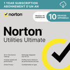 Norton Utilities Ultimate - 10 Devices - 1 Year Subscription-Valid email address must be provided at checkout