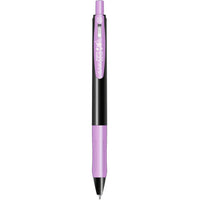 Zebra Sarasa Clip Decoshine Gel Retractable Pen - Purple-Rapid dry, smudge proof ink. Ideal for avid and left-handed writers
