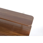Can-Bramar 47.2" Modernatta Working Desk - Matte White/Light Walnut-Product Dimensions: 34.7'' H x 47.2'' W x 19.8'' D (88.2H x 50.3D x 88.2H cm)