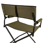My Home My Living Outdoor Director's Chairs - Green - 2 Pack-Modern X-leg frame design 