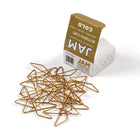 JAM Paper Colourful Butterfly Clips - Gold - 15 Pack-These clips are a great way to stay colofully organized at the home or office!