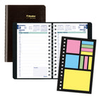Blueline 2026 PlannerPlus Daily Planner - 8" x 5" - Black - Bilingual-12-Month: January 2026 to December 2026
