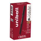 uni-ball ONYX Rollerball Pens – 0.5mm – Black  -Rollerball Pens
